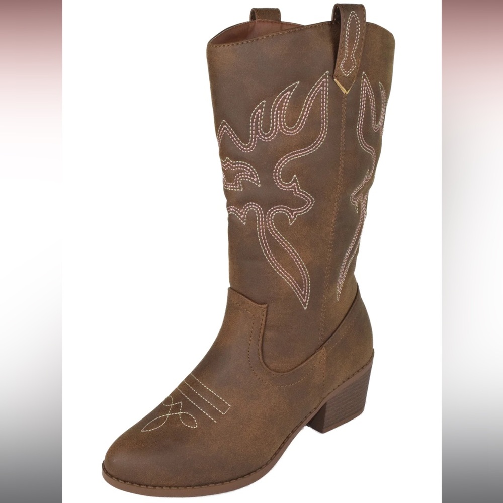 Forever WESTERN Boots Brown new!